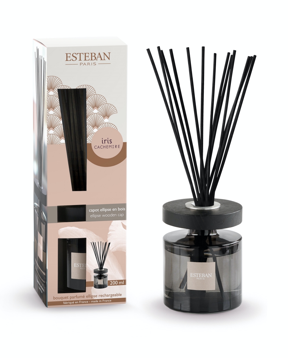 Levně Esteban Paris Parfums CLASSIC – IRIS CACHEMIRE TYČINKOVÝ DIFUZÉR 200 ml 200 ml