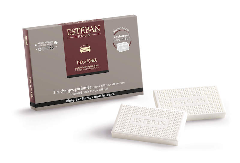 Esteban Paris Parfums ESTEBAN NÁHRADNÍ NÁPLŇ VŮNĚ DO AUTA – TECK AND TONKA