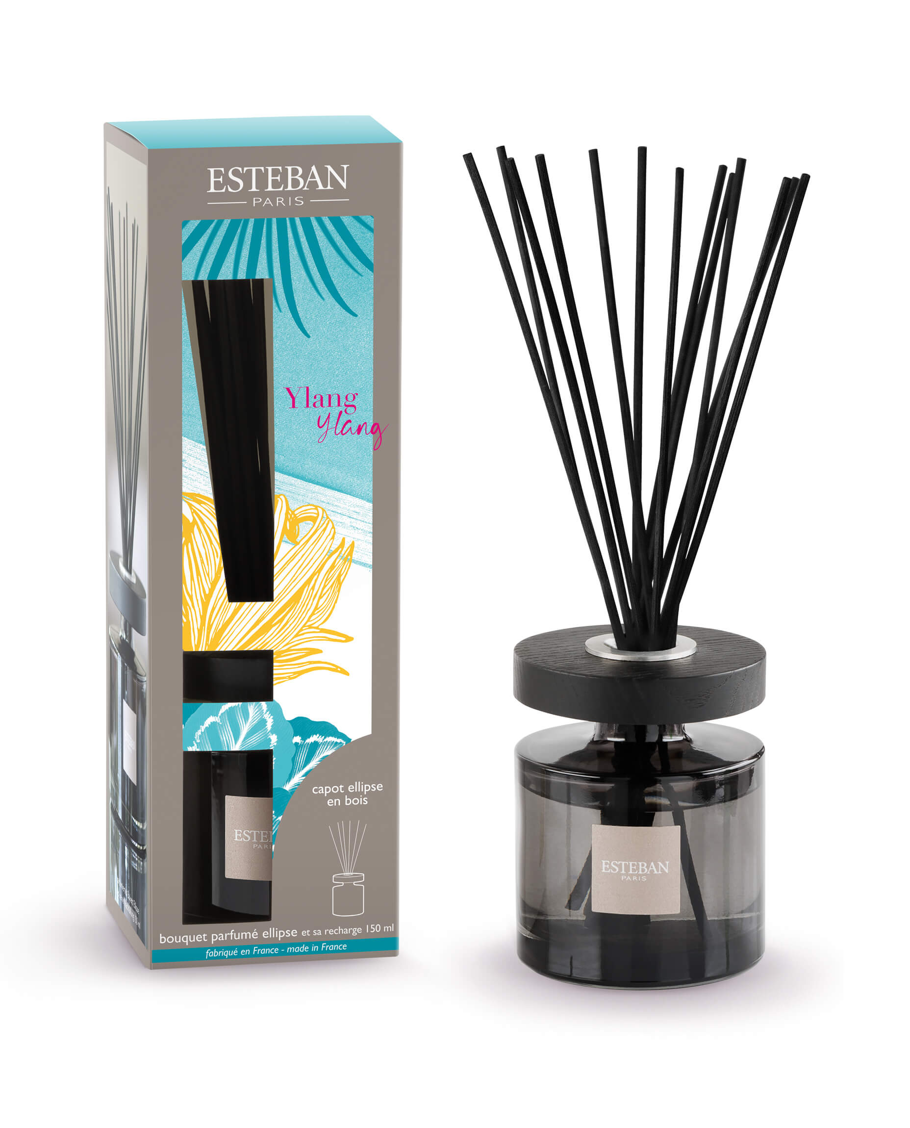 Levně Esteban Paris Parfums CLASSIC – YLANG-YLANG TYČINKOVÝ DIFUZÉR 150 ml 150 ml