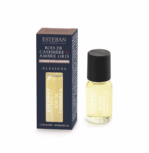 Levně Esteban Paris Parfums ELESSENS – CASHMERE WOOD & AMBERGRIS AROMA OLEJ 15 ml 15 ml