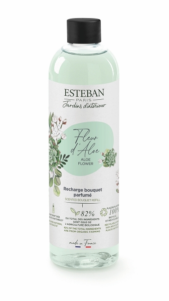Levně Esteban Paris Parfums NATURE – ALOE FLOWER NÁPLŇ DO DIFUZÉRU 250 ml 250 ml