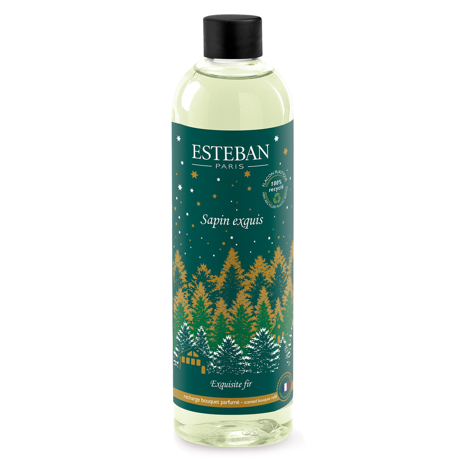 Levně Esteban Paris Parfums CHRISTMAS – EXQUISITE FIR NÁPLŇ DO DIFUZÉRU 250 ml 250 ml
