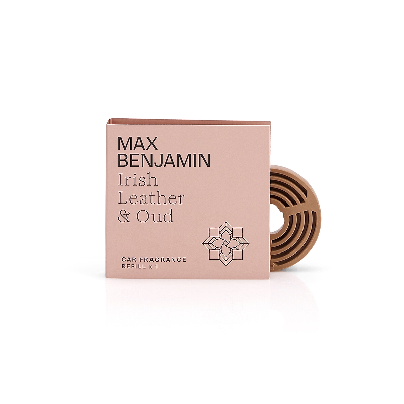 Levně Max Benjamin MAX BENJAMIN - NÁPLŇ DO VŮNĚ DO AUTA - Irish Leather & Oud