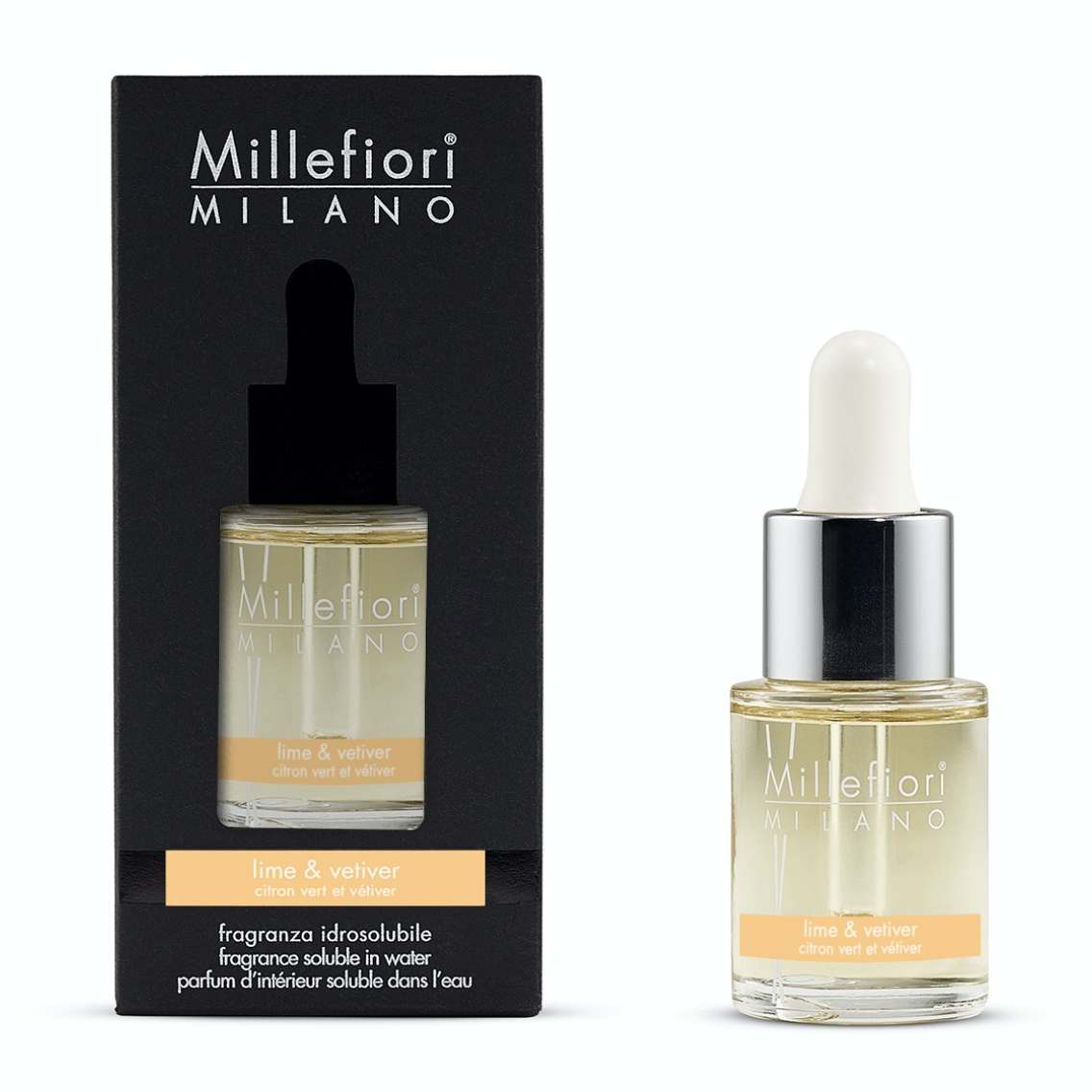 Millefiori Milano NATURAL – LIME & VETIVER AROMA OLEJ 15 ml 15 ml