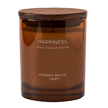 CERERIA MOLLA - Wellbeing - svíčka - HAPPINESS - Blanc Cocoa & Vanilla - 230g