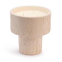 product COTE BOUGIE - SVÍČKA M - CERAMIQUE - STRIEE - mon bel oranger (s podstavcem) 