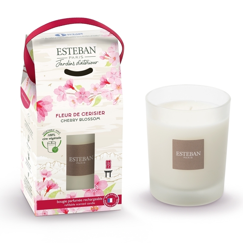 ESTEBAN - SVÍČKA 180 G - NATURE - cherry blossom