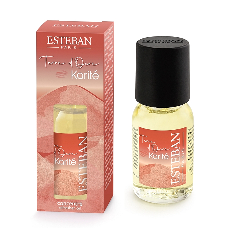 ESTEBAN - VODOU ŘEDITELNÁ VŮNĚ 15 ML  - MOKA - terre d´ocre karité