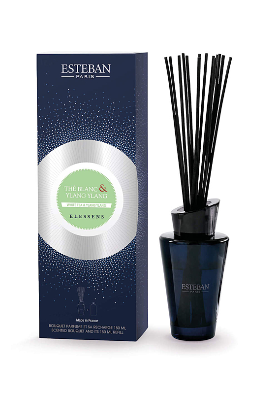 Esteban Paris Parfums ELESSENS – WHITE TEA & YLANG YLANG STÄBCHENDIFFUSER 150 ml