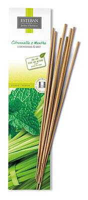 ESTEBAN VONNÉ TYČINKY, ANTIMOSQUITO - LEMONGRASS A MÁTA, 20 KS
