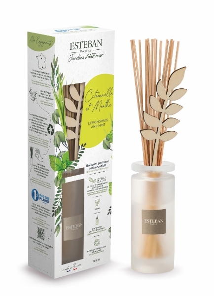Esteban Paris Parfums NATURE – LEMONGRASS & MINT STÄBCHENDIFFUSER 100 ml