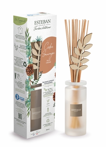 Esteban Paris Parfums NATURE – WILD CEDAR STÄBCHENDIFFUSER 100 ml