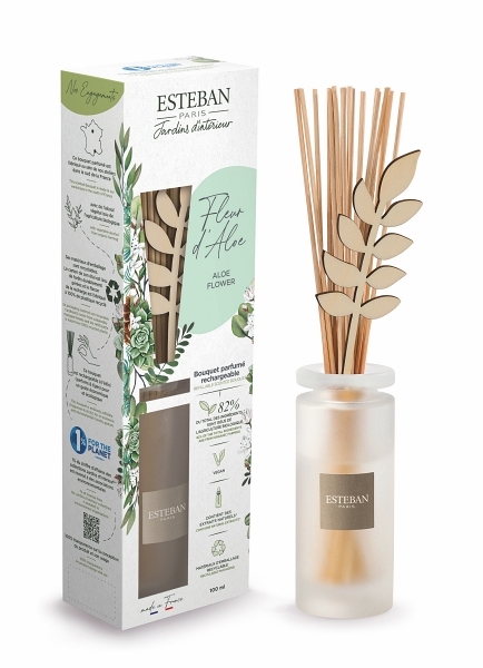 Esteban Paris Parfums NATURE – ALOE FLOWER TYČINKOVÝ DIFUZÉR 100 ml