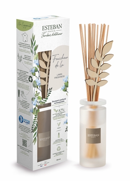 Esteban Paris Parfums NATURE – LINEN FRESHNESS STÄBCHENDIFFUSER 100 ml