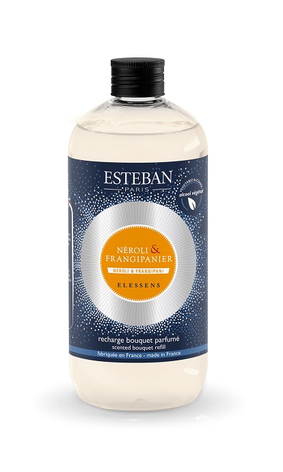 Esteban Paris Parfums ELESSENS – NEROLI & FRANGIPANI NÁPLŇ DO DIFUZÉRU 500 ml