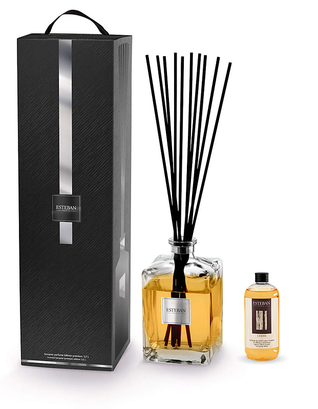 Esteban Paris Parfums PREMIUM – CEDAR TYČINKOVÝ DIFUZÉR 2500 ml