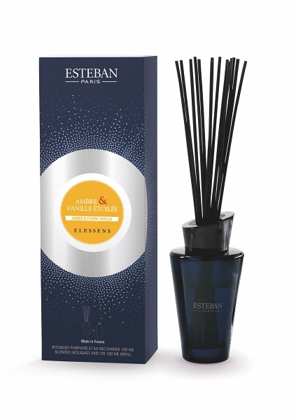 Esteban Paris Parfums ELESSENS – AMBER & STARRY VANILLA STÄBCHENDIFFUSER 150 ml