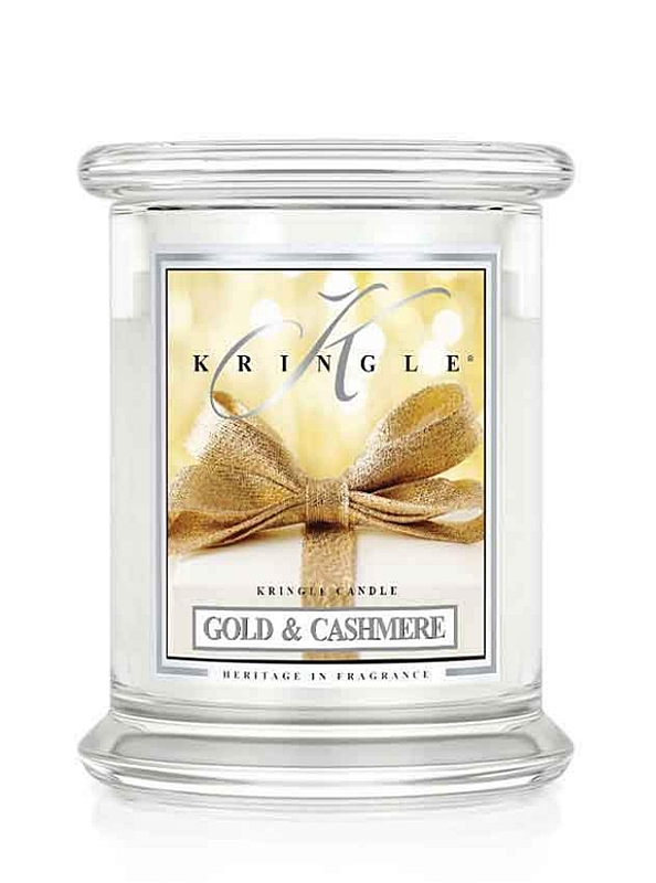 KRINGLE CANDLE Medium Duftkerze – GOLD&CASHMERE