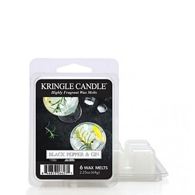 KRINGLE CANDLE, DUFTWACHSE - BLACK PEPPER GIN, 64 G 
