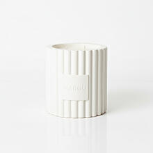 MABOU - FIRE OF ALEMEE - svíčka 500g - Ivory - bílá - golden tusk