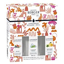 TRIOPACK 3x250 ML- MAISON BERGER - svěží atmosféra, verbena, čistý bílý čaj