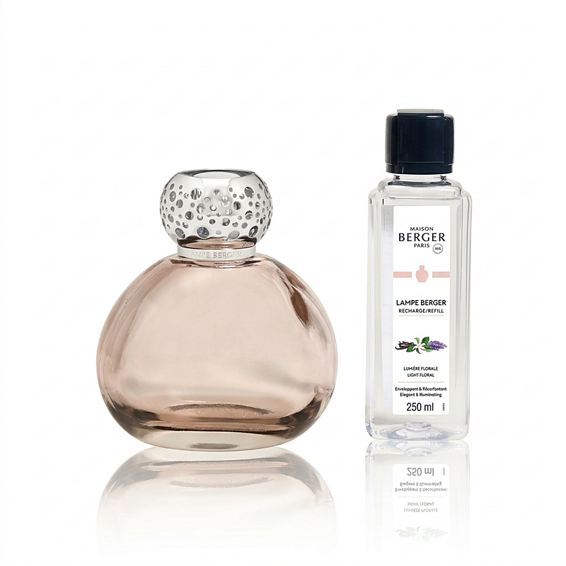 KATALYTICKÁ LAMPA 400 ML - OPHELIA - MAISON BERGER - růžová + světlo květin 250 ml