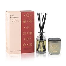 product MAX BENJAMIN - GIFTSET - SVÍČKA + DIFUZÉR - French linen water 