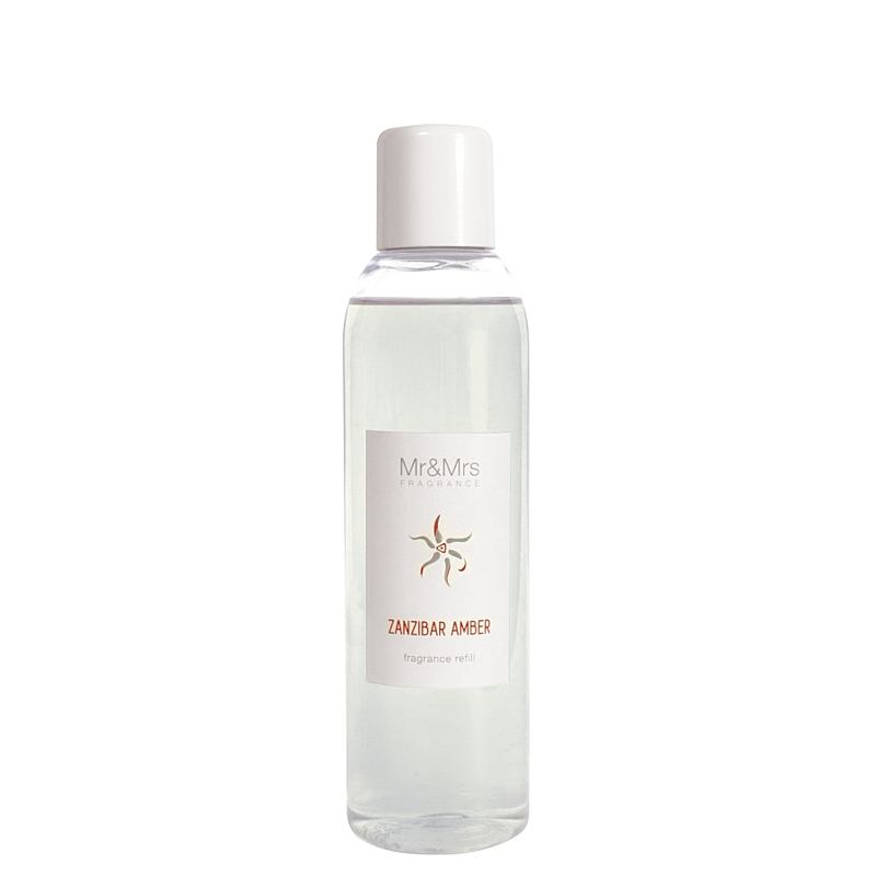 Mr&Mrs Fragrance BLANC – ZANZIBAR AMBER NÁPLŇ DO DIFUZÉRU 200 ml
