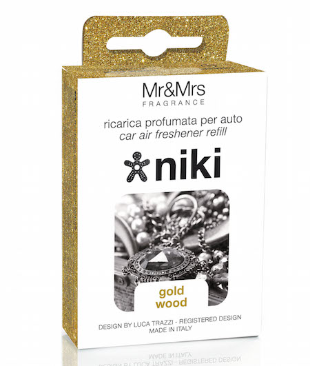 Ersatzfüllung - Autoduft NIKI, Gold wood