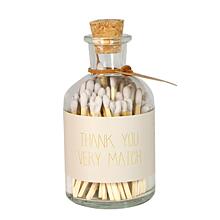 MY FLAME - ZÁPALKY - THANK YOU VERY MATCH - šedá