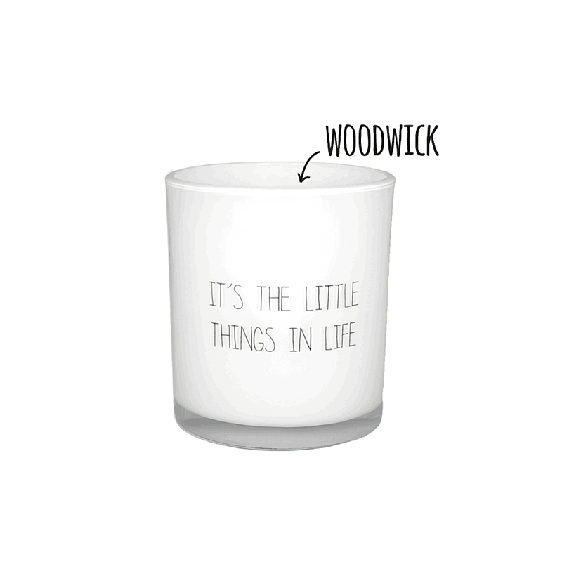 MY FLAME - SVÍČKA - IT´S THE LITTLE THINGS IN LIFE - fresh cotton
