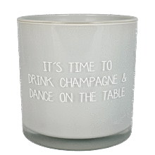MY FLAME DUFTKERZE - IT´S TIME TO DRINK CHAMPAGNE & DANCE ON THE TABLE - AMBER'S SECRET