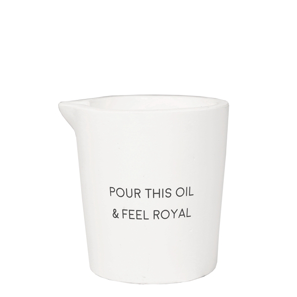 MY FLAME - MASÁŽNÍ SVÍČKA - POUR THIS OIL & FEEL ROYAL - calming sandalwood