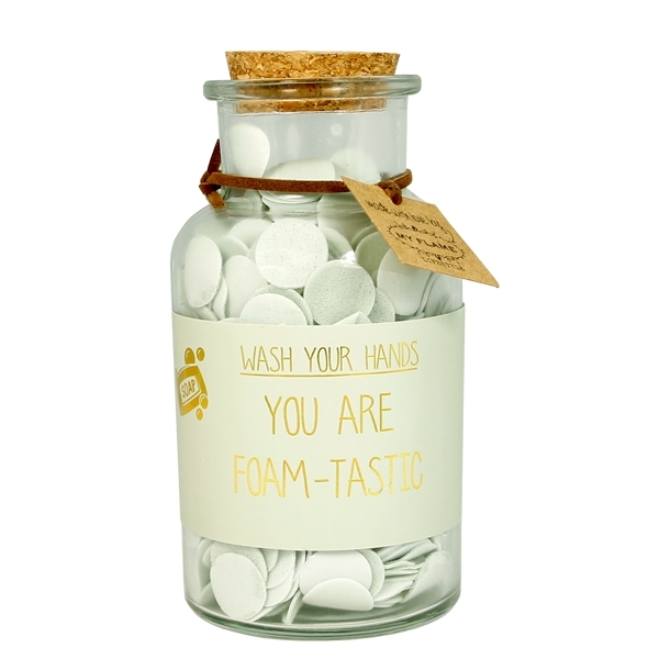 MY FLAME - SOAP CONFETTI - YOU ARE FOAM-TASTIC - minty bamboo