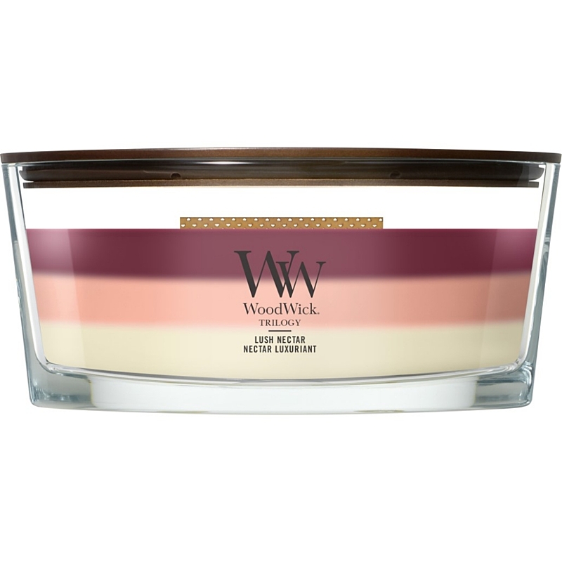 WOODWICK - Svíčka Trilogy loď - 453 g - Lush Nectar