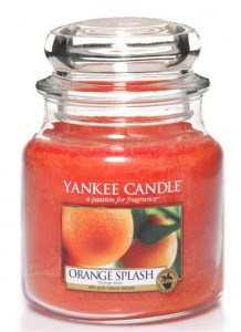 Svíčka ve skle střední, YANKEE CANDLE, Orange Splash