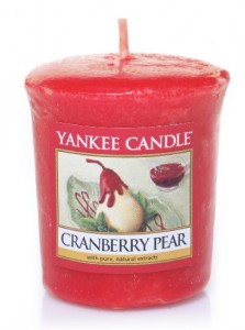 Svíčka votiv, YANKEE CANDLE, Cranberry Pear