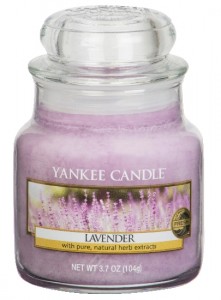 Svíčka ve skle malá, YANKEE CANDLE, Lavender
