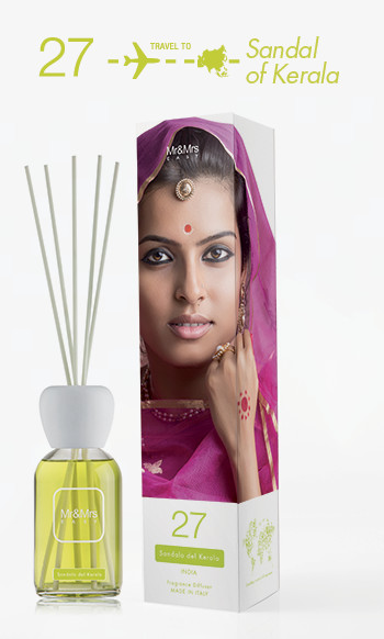 Mr&Mrs Fragrance Easy diffúzor - Sandalo del Kerala (Szantal z Kerala-ból)
