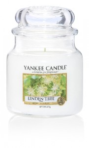Svíčka ve skle střední, YANKEE CANDLE, Linden Tree